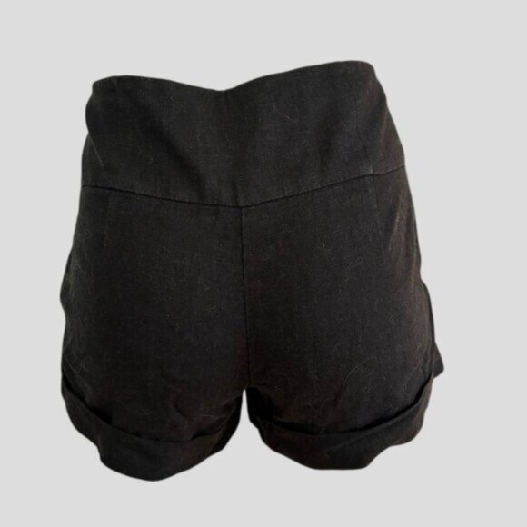 Charlotte Russe Linen Blend Dress Shorts Size 4 - Picture 2 of 8